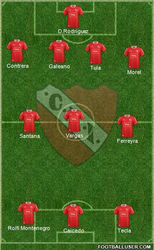 Independiente Formation 2013
