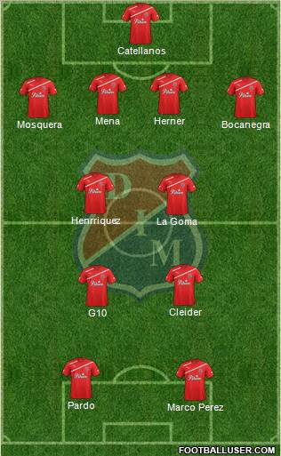 CD Independiente Medellín Formation 2013