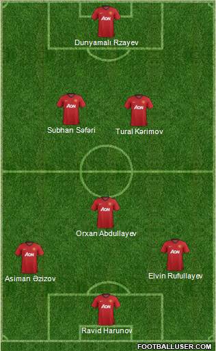 Manchester United Formation 2013