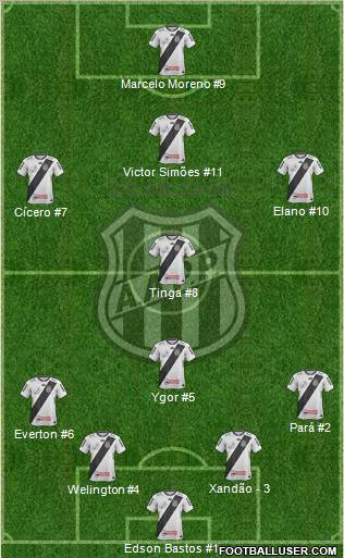 AA Ponte Preta Formation 2013