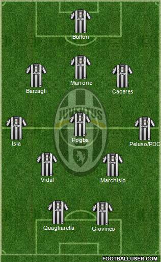 Juventus Formation 2013