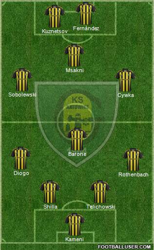 GKS Katowice Formation 2013
