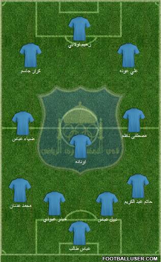 Najaf Sports Club Formation 2013