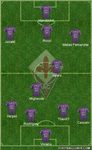 Fiorentina Formation 2013