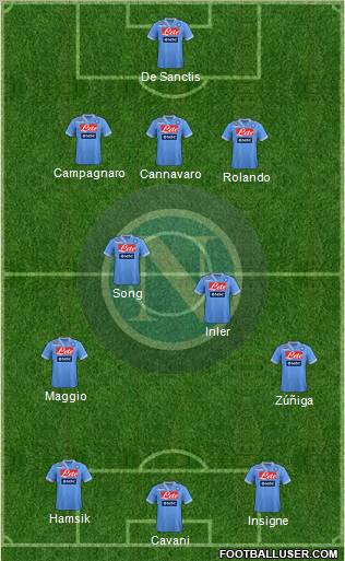 Napoli Formation 2013