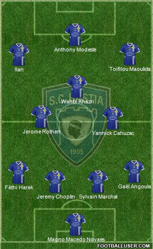 Sporting Club Bastia Formation 2013