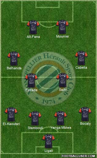 Montpellier Hérault Sport Club Formation 2013