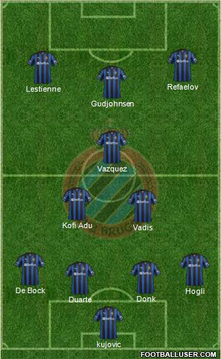 Club Brugge KV Formation 2013