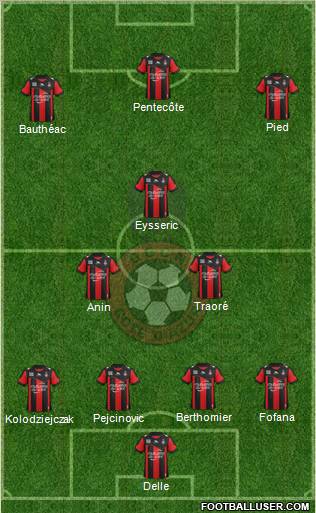 OGC Nice Côte d'Azur Formation 2013