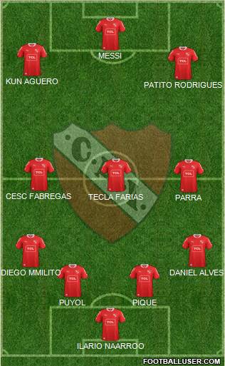 Independiente Formation 2013