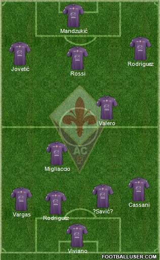 Fiorentina Formation 2013