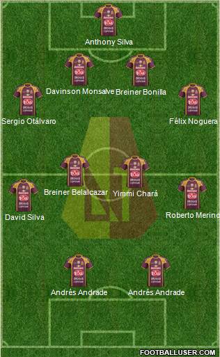 CC Deportes Tolima Formation 2013