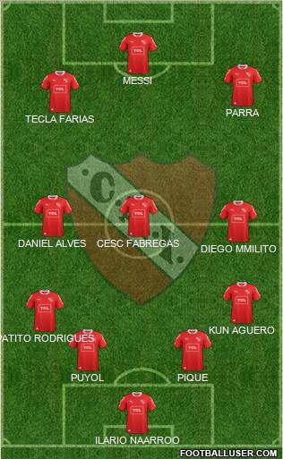 Independiente Formation 2013