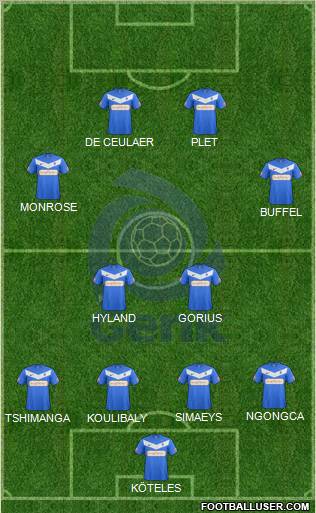 K Racing Club Genk Formation 2013