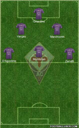 Fiorentina Formation 2013