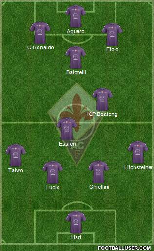 Fiorentina Formation 2013
