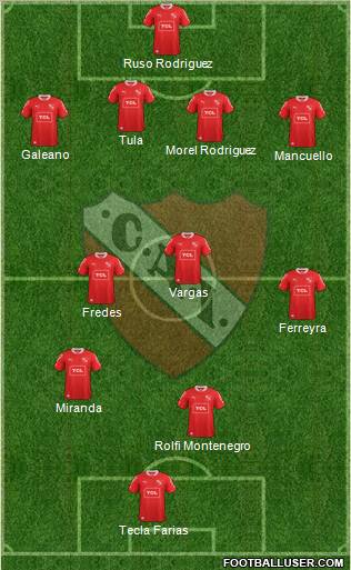 Independiente Formation 2013