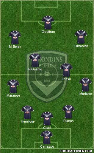 FC Girondins de Bordeaux Formation 2013