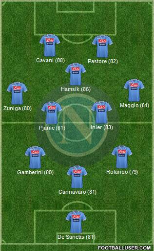 Napoli Formation 2013