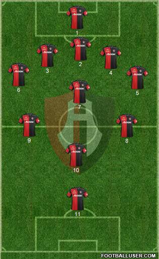 Club Deportivo Atlas Formation 2013