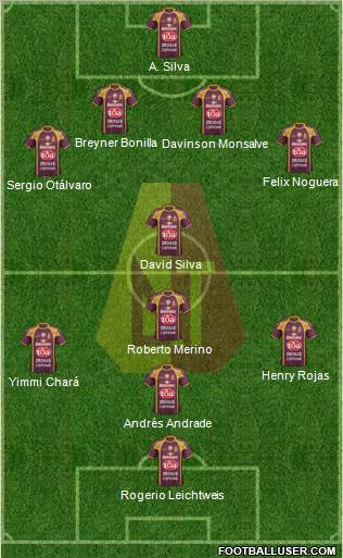 CC Deportes Tolima Formation 2013