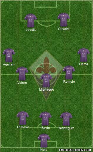 Fiorentina Formation 2013
