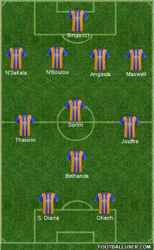 Mansfield Town Formation 2013