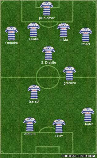 Queens Park Rangers Formation 2013