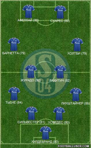 FC Schalke 04 Formation 2013