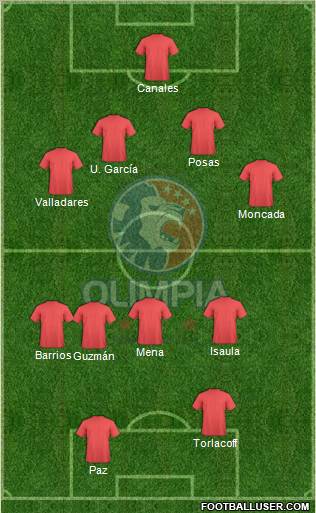 CD Olimpia Formation 2013