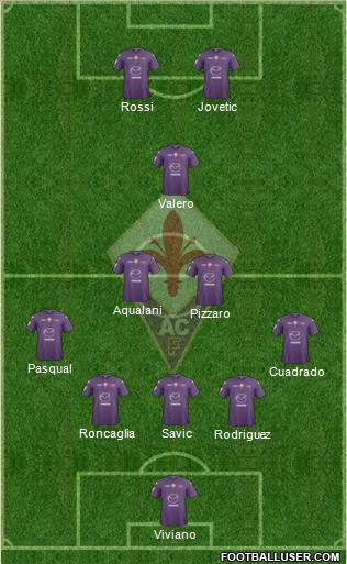 Fiorentina Formation 2013