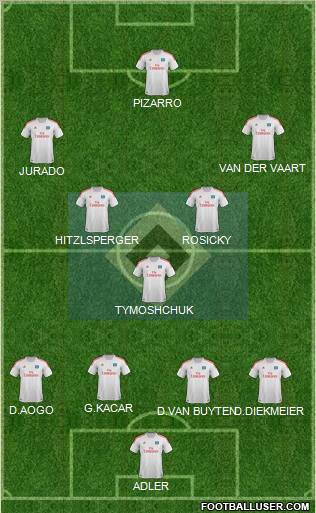 Hamburger SV Formation 2013