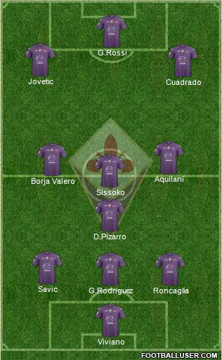 Fiorentina Formation 2013