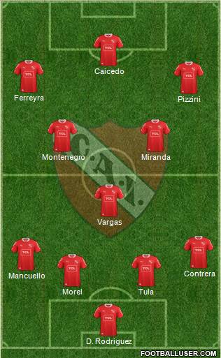 Independiente Formation 2013