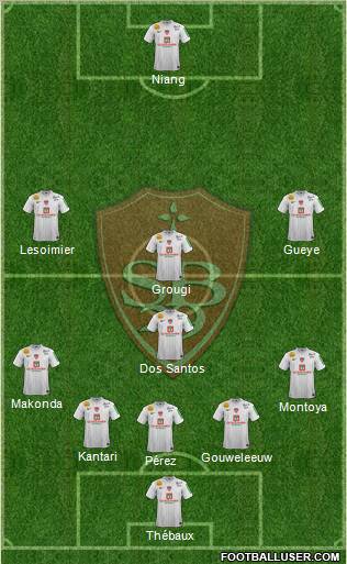 Stade Brestois 29 Formation 2013