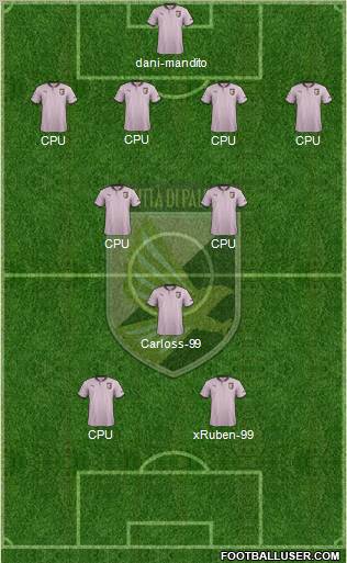 Città di Palermo Formation 2013