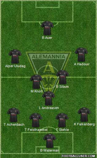 TSV Alemannia Aachen football formation