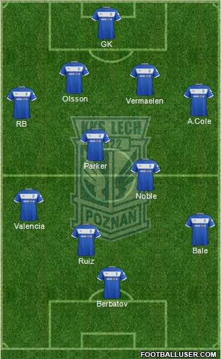 Lech Poznan Formation 2013