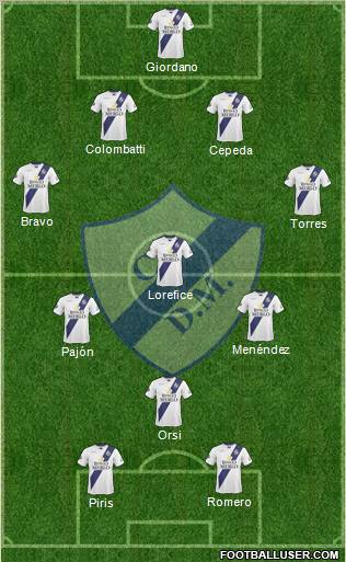 Deportivo Merlo Formation 2013