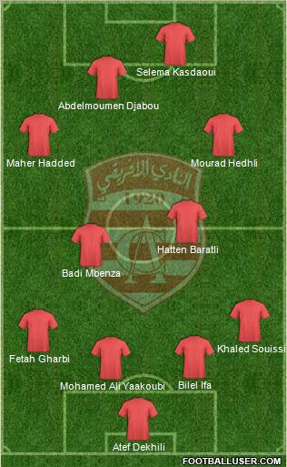 Club Africain Tunis Formation 2013