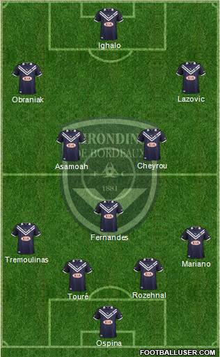 FC Girondins de Bordeaux Formation 2013