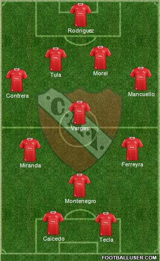 Independiente Formation 2013