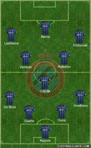 Club Brugge KV Formation 2013