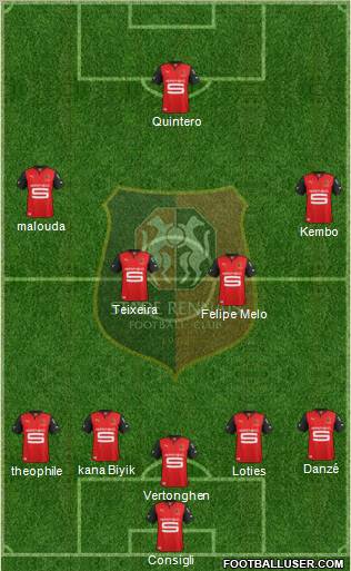 Stade Rennais Football Club Formation 2013