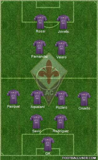 Fiorentina Formation 2013