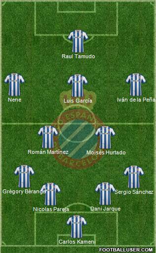 R.C.D. Espanyol de Barcelona S.A.D. Formation 2013