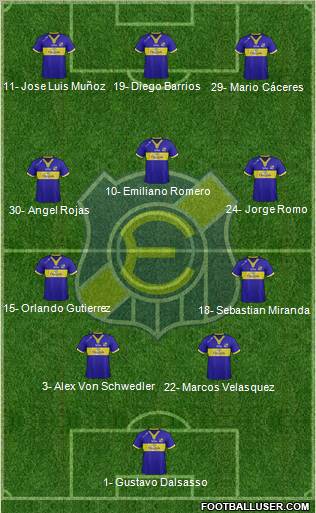 CD Everton de Viña del Mar S.A.D.P. Formation 2013