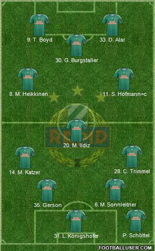 SK Rapid Wien Formation 2013
