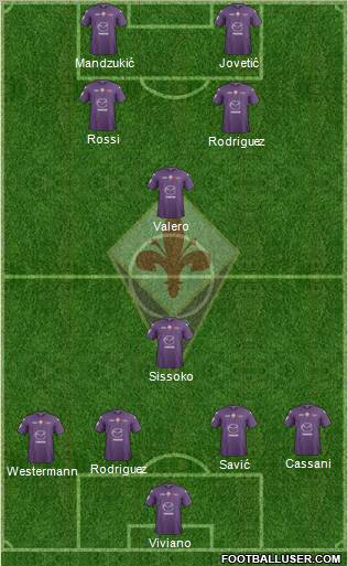 Fiorentina Formation 2013