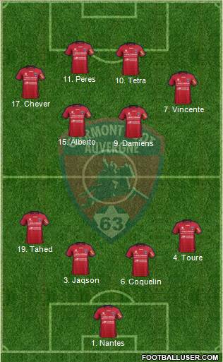 Clermont Foot Auvergne 63 Formation 2013